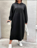 Women's Fashion Outfit Casual Hoodie Dress   S0203610 - TUZZUT Qatar Online Shopping