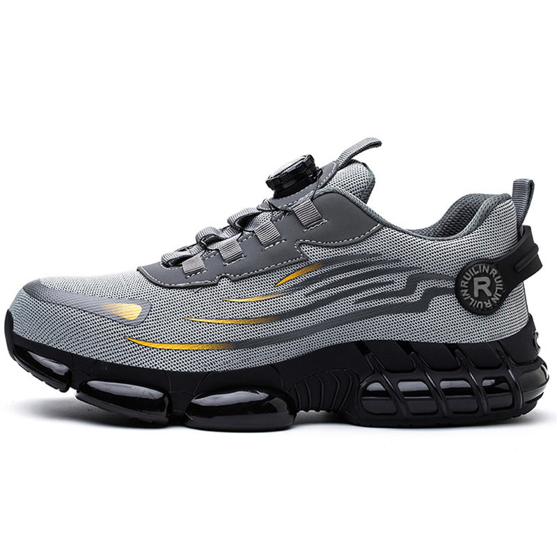 Men's Safety Sneakers Steel Toe Cap Non-Slip Grey 7005052