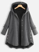 Women's Outerwear Winter Warm Thicken Hooded Coat 7012138