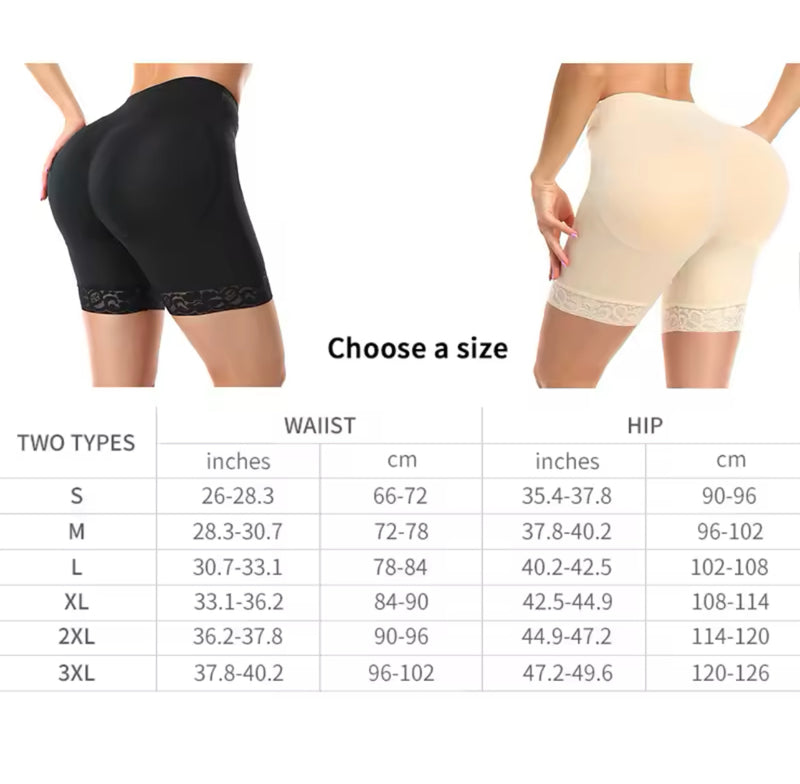 Thick Pads Hip Enhancer Panties Buttock Padded Underpants Body Shaper D108