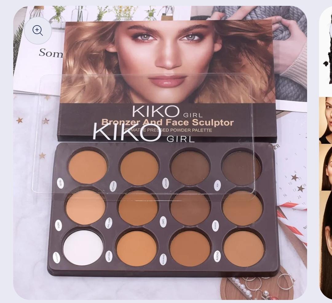 Kiko 12 Colors Makeup Contour Palette Kiko 12 Colors Makeup Contour Palette