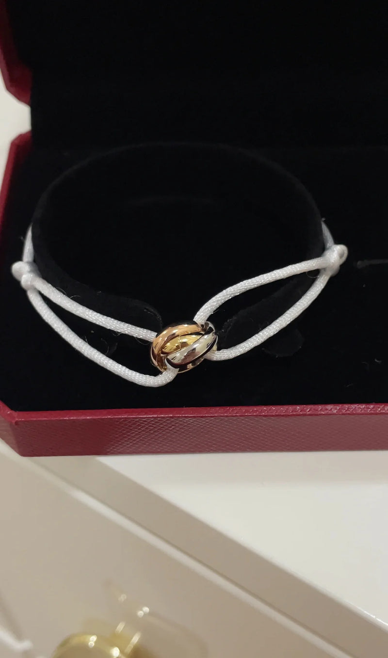 Trinity Three Tone Rope Bracelet RB422