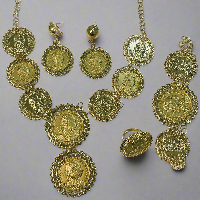 Jewelry Set Of Earrings Pendant Necklace For Women S4676604 - TUZZUT Qatar Online Shopping