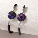 2 Pcs Luminous Couple Sun Moon Bracelet Adjustable Woven Rope Charm Friendship Lover Party Jewelry Gifts B-302357 - TUZZUT Qatar Online Shopping