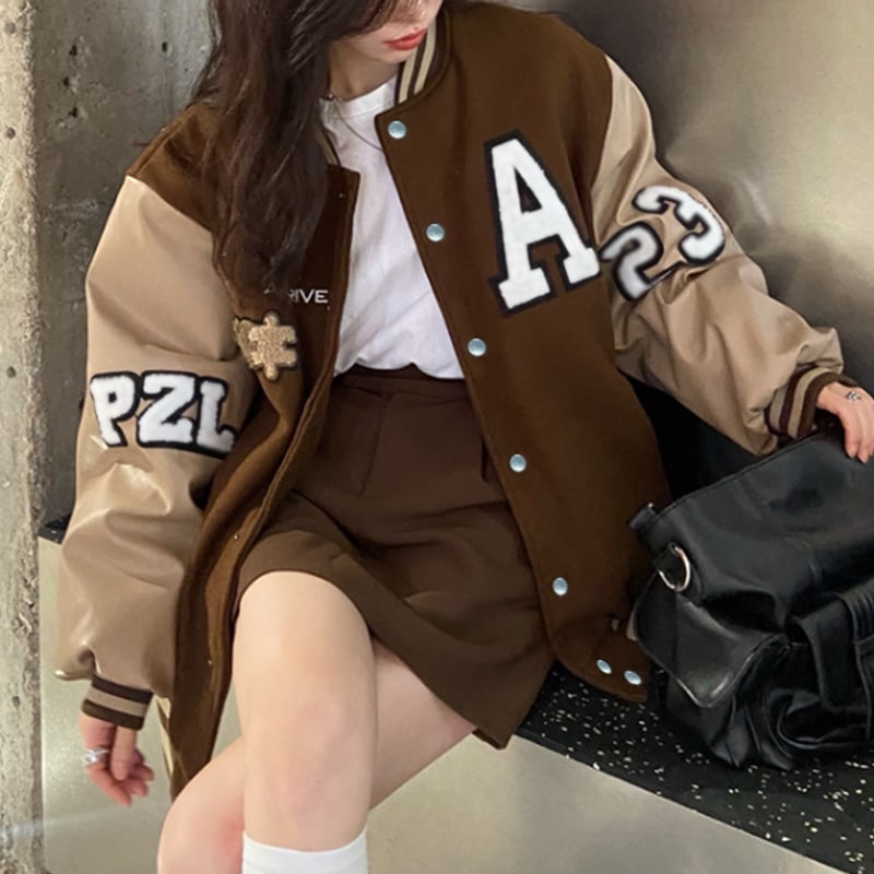Women's Baseball Jacket 593908 XXL Women's Baseball Jacket 593908 XXL