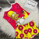 Girls Shorts Set Cartoon Beach Cool Casual Sports Fitness Clothing Fashion  S3203841 - TUZZUT Qatar Online Shopping