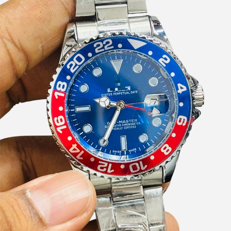 Men's Stylish Stainless Silver Watch W9923 - TUZZUT Qatar Online Shopping