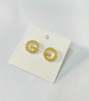 Women Fashion G letter Earrings S4808183 - TUZZUT Qatar Online Shopping