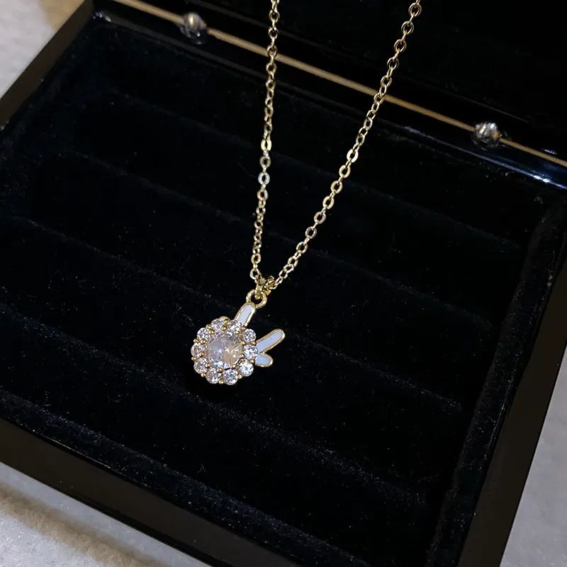 Diamond Necklace for Women S0120302 - TUZZUT Qatar Online Shopping