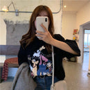 Women's Short Sleeve Cartoon/Anime T-Shirts 547710 M - TUZZUT Qatar Online Shopping