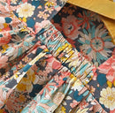 Girls Short Sleeve Floral Princess Dress   514176 - TUZZUT Qatar Online Shopping