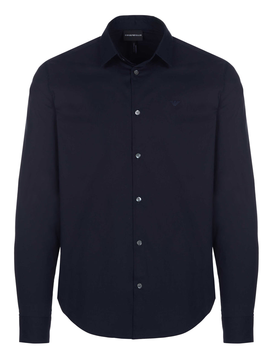 Black Emporio Armani Black Men Full Sleeve Shirt MAL0134QH Black Emporio Armani Black Men Full Sleeve Shirt MAL0134QH