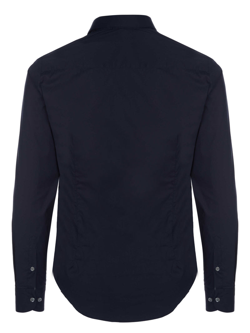 Black Emporio Armani Black Men Full Sleeve Shirt  MAL0134QH - TUZZUT Qatar Online Shopping