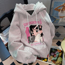 Women's Sleeveless Cartoon/Anime Hoody M 505880 - TUZZUT Qatar Online Shopping