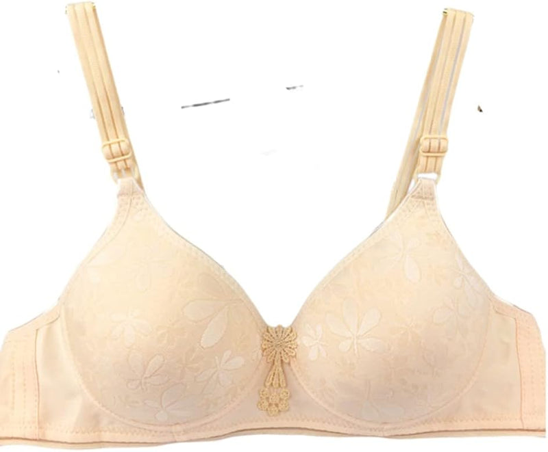 Womens Bras No Underwire Full Support No Wire Breathable Shoulder Support Bra  505820 - TUZZUT Qatar Online Shopping
