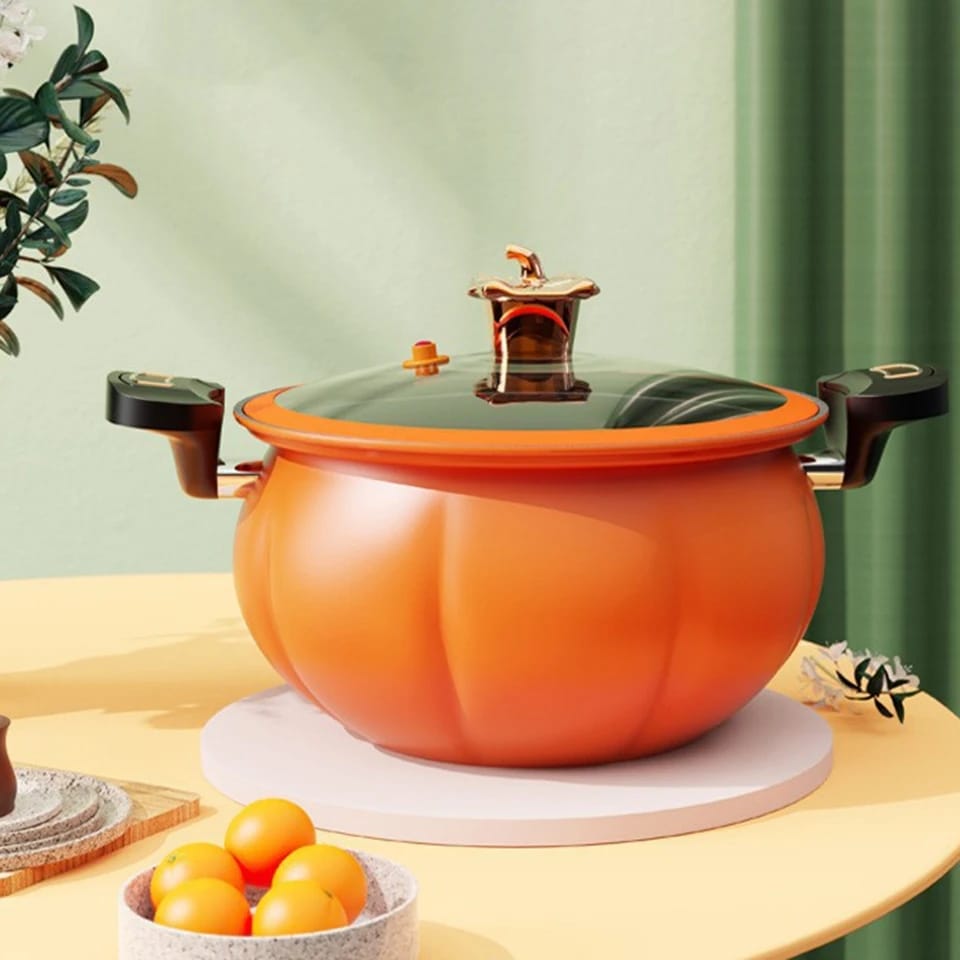 8L Pumpkin pot Multifunctional Plumpy Non-stick Micro Pressure Pot Totipotent 8L Pumpkin pot Multifunctional Plumpy Non-stick Micro Pressure Pot Totipotent