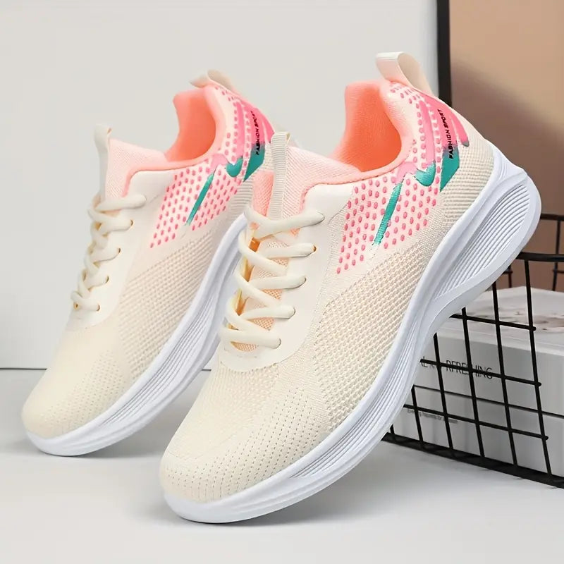 Breathable Lightweight Knit Sneakers YS82 - TUZZUT Qatar Online Shopping