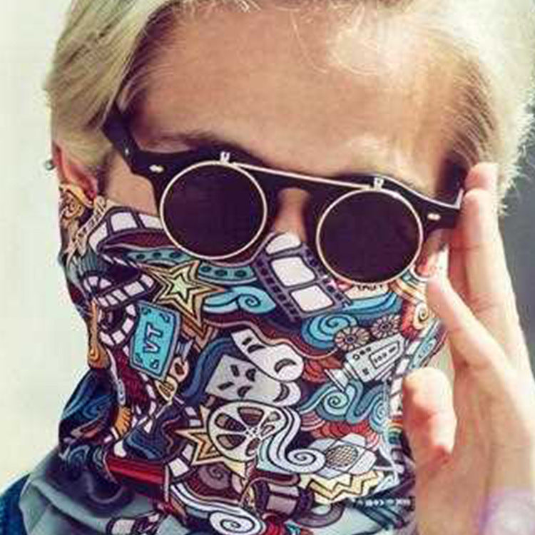 Designer Round Steam Punk Metal Flip Sunglasses S4977 Designer Round Steam Punk Metal Flip Sunglasses S4977