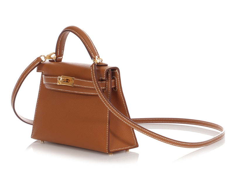 Luxury Gold Epsom Leather Mini Kelly H6056 - TUZZUT Qatar Online Shopping