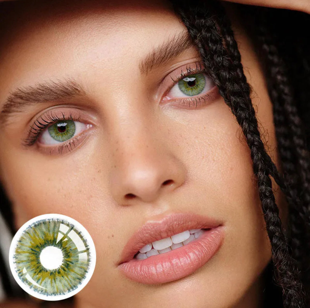 Unibling Star Light Green Contact Lenses for Eyes (1 Pair) Unibling Star Light Green Contact Lenses for Eyes (1 Pair)