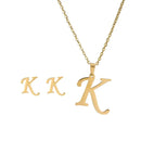 Charm Stainless Steel Initial Pendant Necklace For Women S4489488 - TUZZUT Qatar Online Shopping