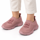 Girls’ Dusty Pink Knit Slip-On Sneakers 1493139 – Size 24