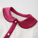 Baby clothes lace collar Footsies Cotton Long Sleeve Baby girls romper Infant pajamas 0-3M 19847458 - Tuzzut.com Qatar Online Shopping