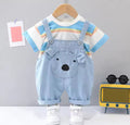 Summer boy clothes baby suit children striped T-shirt 983751 - TUZZUT Qatar Online Shopping
