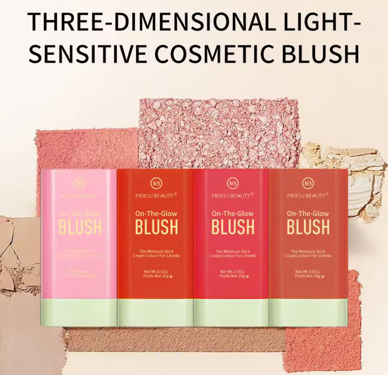 2 in 1 Clay Pigmented Powdery Cream Blusher 483005 2 in 1 Clay Pigmented Powdery Cream Blusher 483005