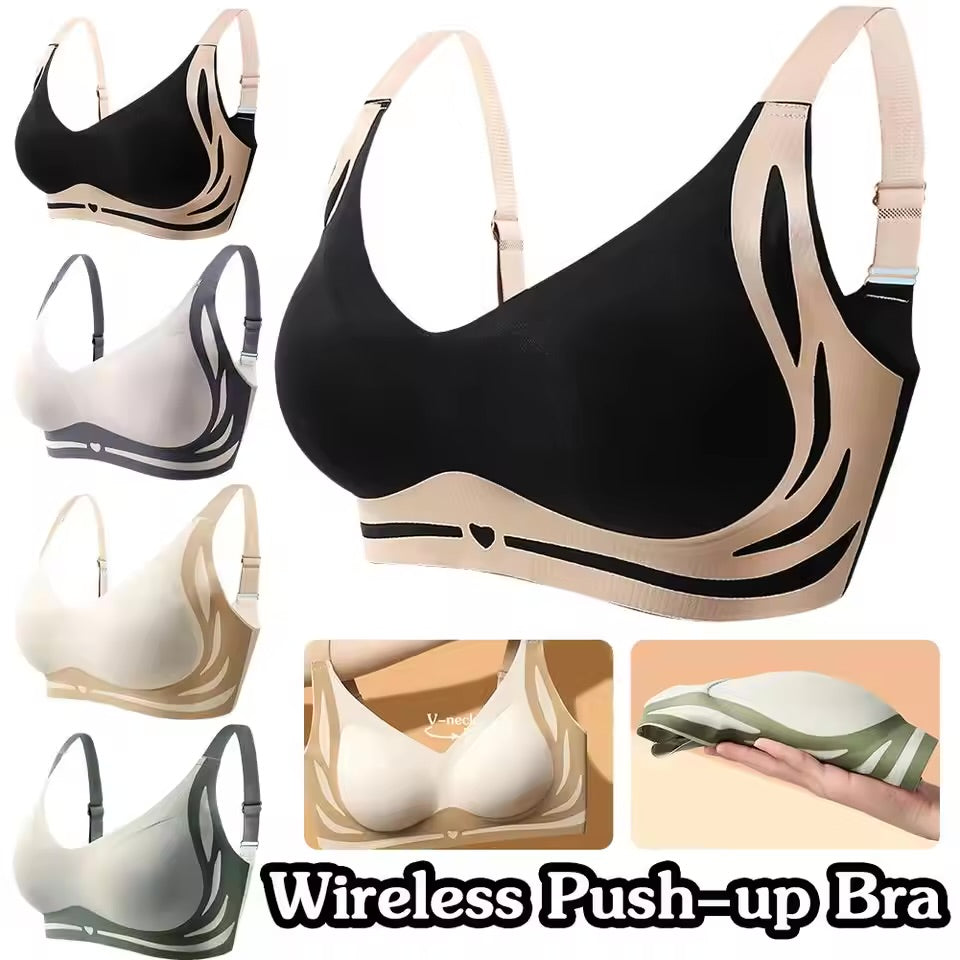 Womens Wireless Padded Push-Up Bra ZP381 Womens Wireless Padded Push-Up Bra ZP381