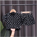 T-shirt & Track Shorts Set Girls Kids Summer Clothes 1551844 - TUZZUT Qatar Online Shopping