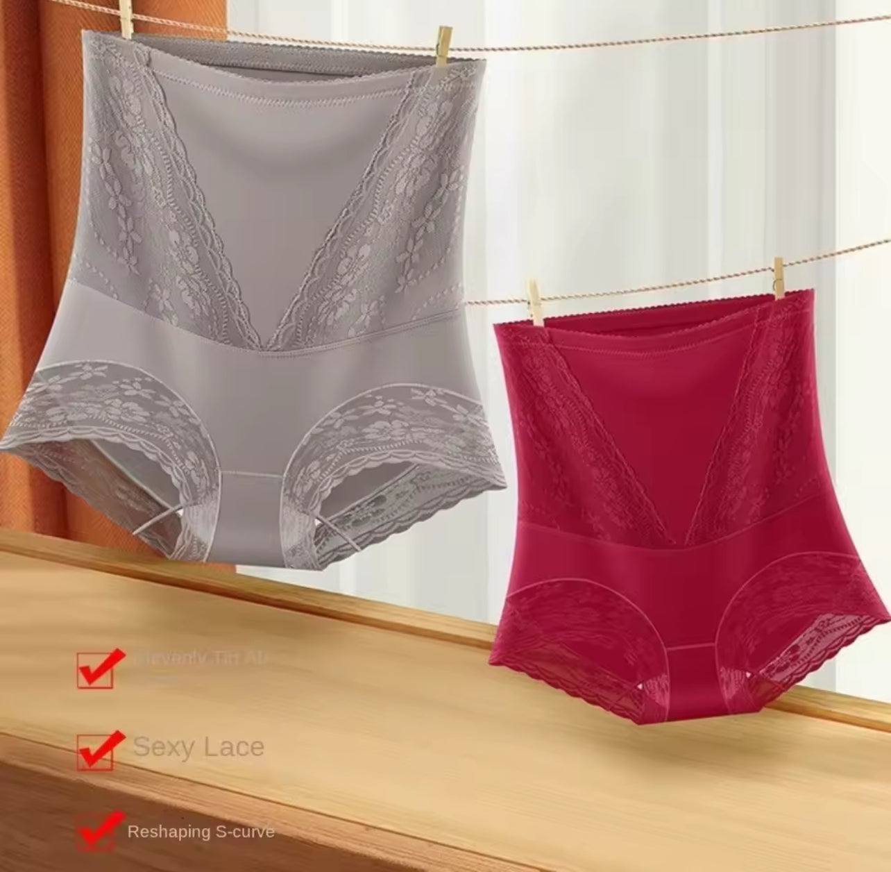 Lace Flowers Postpartum Body Shaper High Waist Shapewear138661 Lace Flowers Postpartum Body Shaper High Waist Shapewear138661