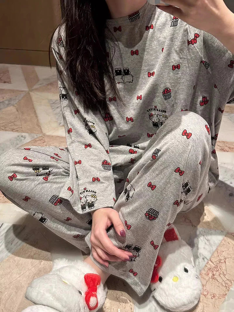 2 Pcs Women 's Long Sleeve Sleep Set One Size 578987 2 Pcs Women 's Long Sleeve Sleep Set One Size 578987