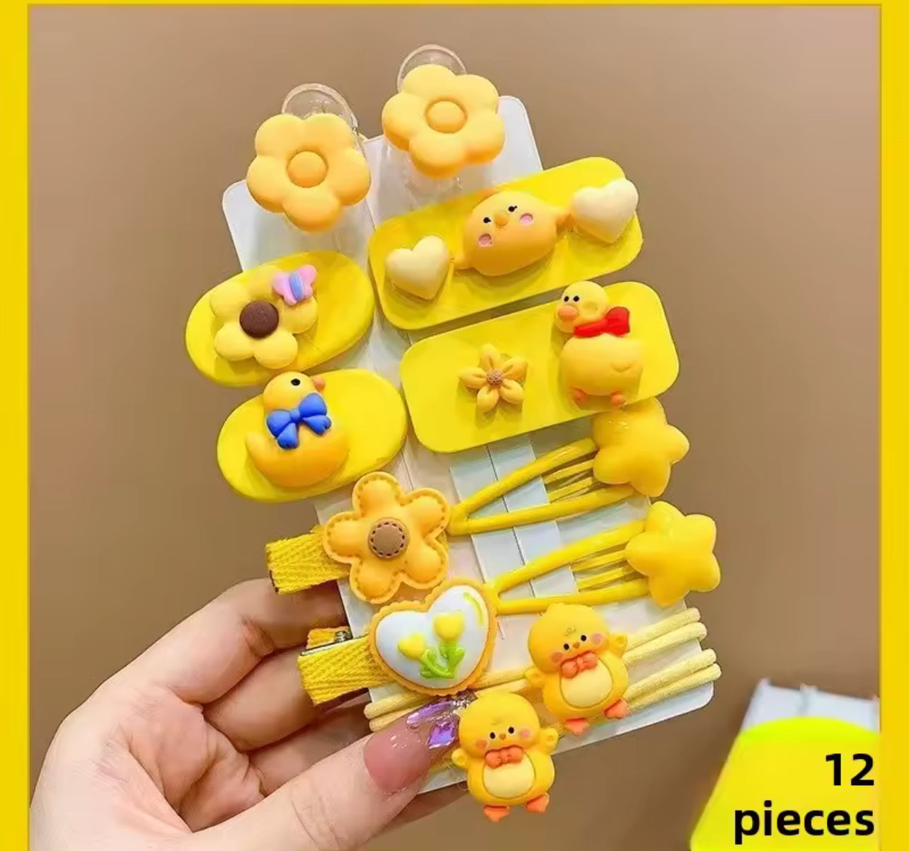 12pcs Cute Pink Hair Clips 1548278 12pcs Cute Pink Hair Clips 1548278
