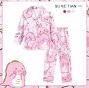 Pajamas for Kids Anime Girls Boy Long Sleeve Pants Cartoon Homewear 472567 - TUZZUT Qatar Online Shopping