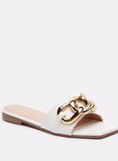 Womens Flat Square Open Toe Sandals   S630018 - TUZZUT Qatar Online Shopping