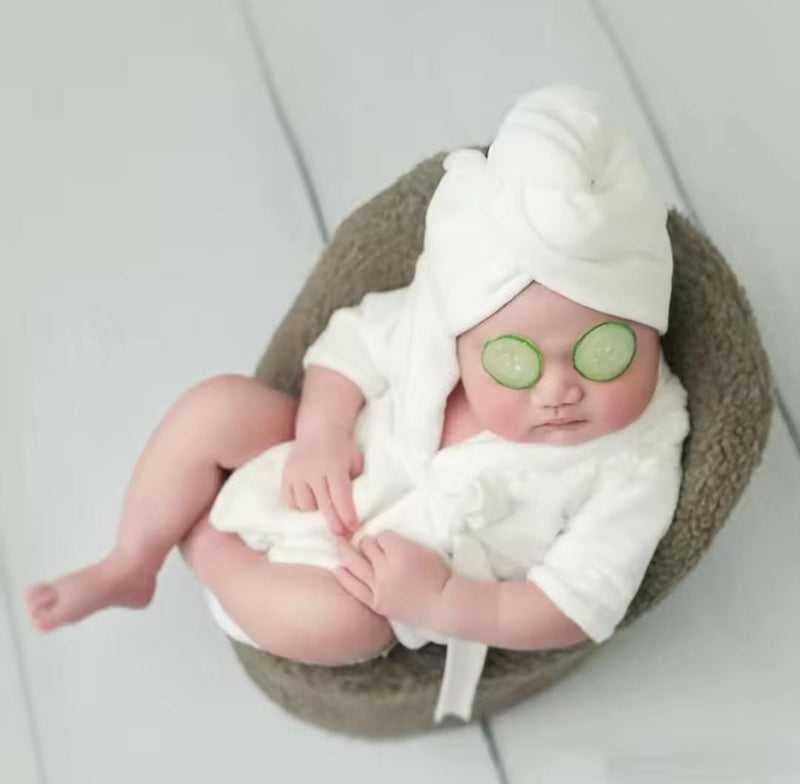 New Baby Bathrobes Bath Towel Solid Color Warm Suit   003121 - TUZZUT Qatar Online Shopping