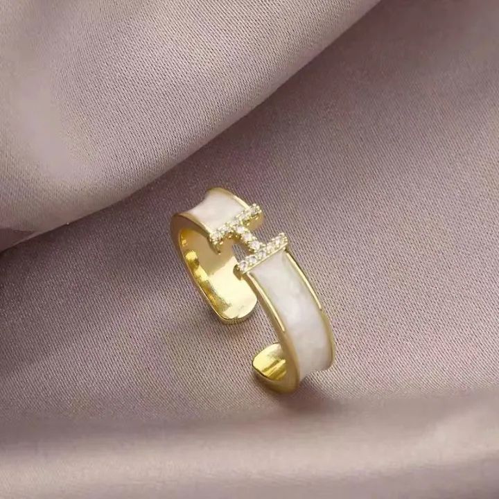 Fashion Jewelry Shop Letter H Letter Ring -S4924338 - Tuzzut.com Qatar Online Shopping