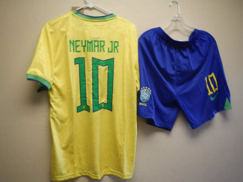BRAZIL VAPOR MATCH HOME JERSEY WITH PANTS   899266 - TUZZUT Qatar Online Shopping