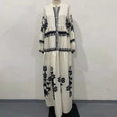 Ethnic Vintage Pattern Print Loose Long Dress 134146 - TUZZUT Qatar Online Shopping