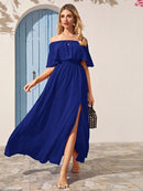 Women Crevlyn Long Sleeve Dress Casual Chiffon  74158 - TUZZUT Qatar Online Shopping