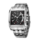 MEGIR Bold Steel Sports Chronograph Watch W7512 - TUZZUT Qatar Online Shopping
