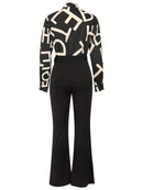 Women's Casual Floral Print 2 Piece Set B-731599 - TUZZUT Qatar Online Shopping