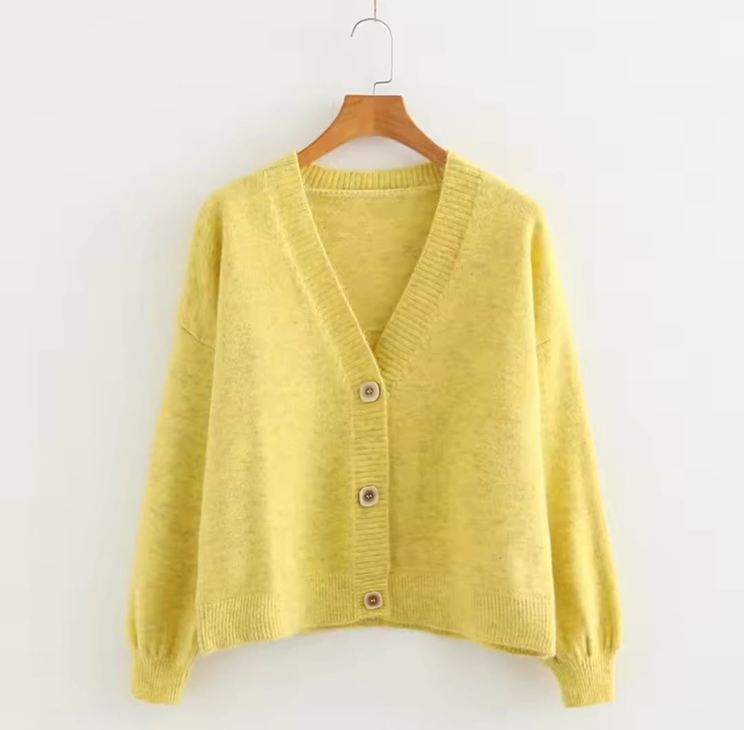 Women Long Sleeve Loose Caridgan 62826 Women Long Sleeve Loose Caridgan 62826