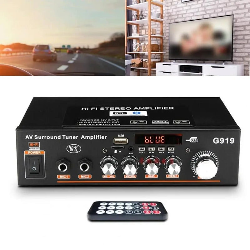 G919 Excellent Stereo Amplifier Exquisite Powerful Convenient HiFi Home Stereo Receiver Home Audio Good Sound Effect S1563756 - Tuzzut.com Qatar Online Shopping