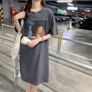 Women's Short Sleeve Tee Dress 413685 - TUZZUT Qatar Online Shopping