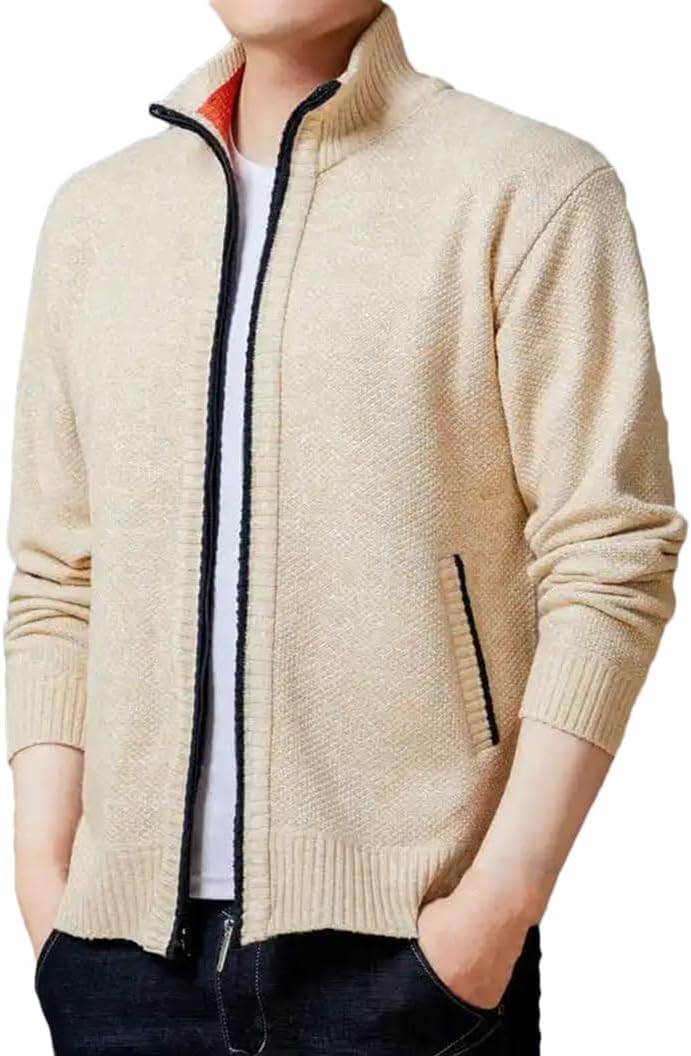 Men Cardigan Knitwear Sweatercoat  R340972 - TUZZUT Qatar Online Shopping