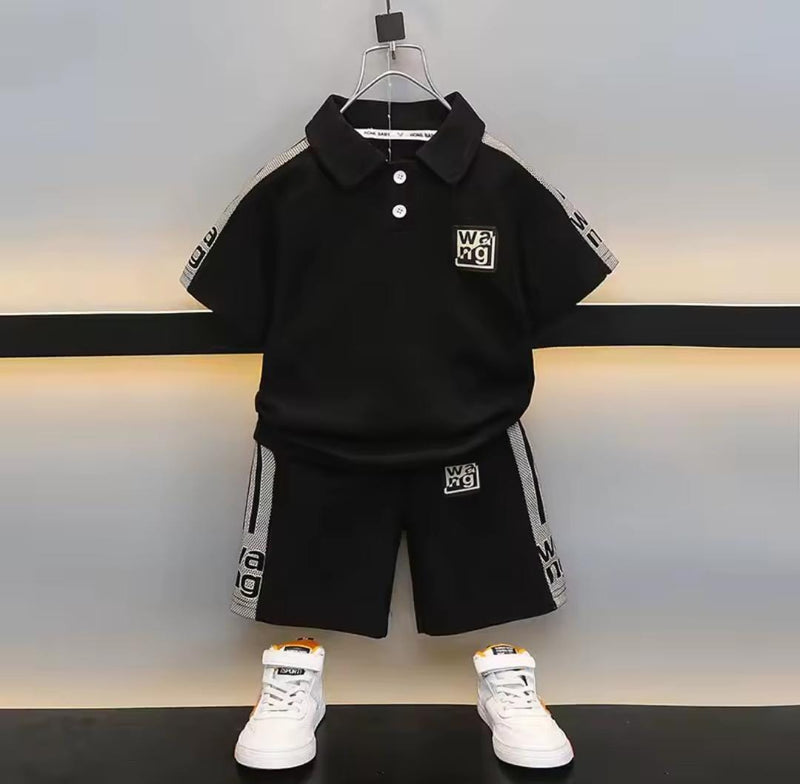 Kids Infant Summer Children Clothes T-shirt + Shorts 2Pcs/Sets   1552881 - TUZZUT Qatar Online Shopping