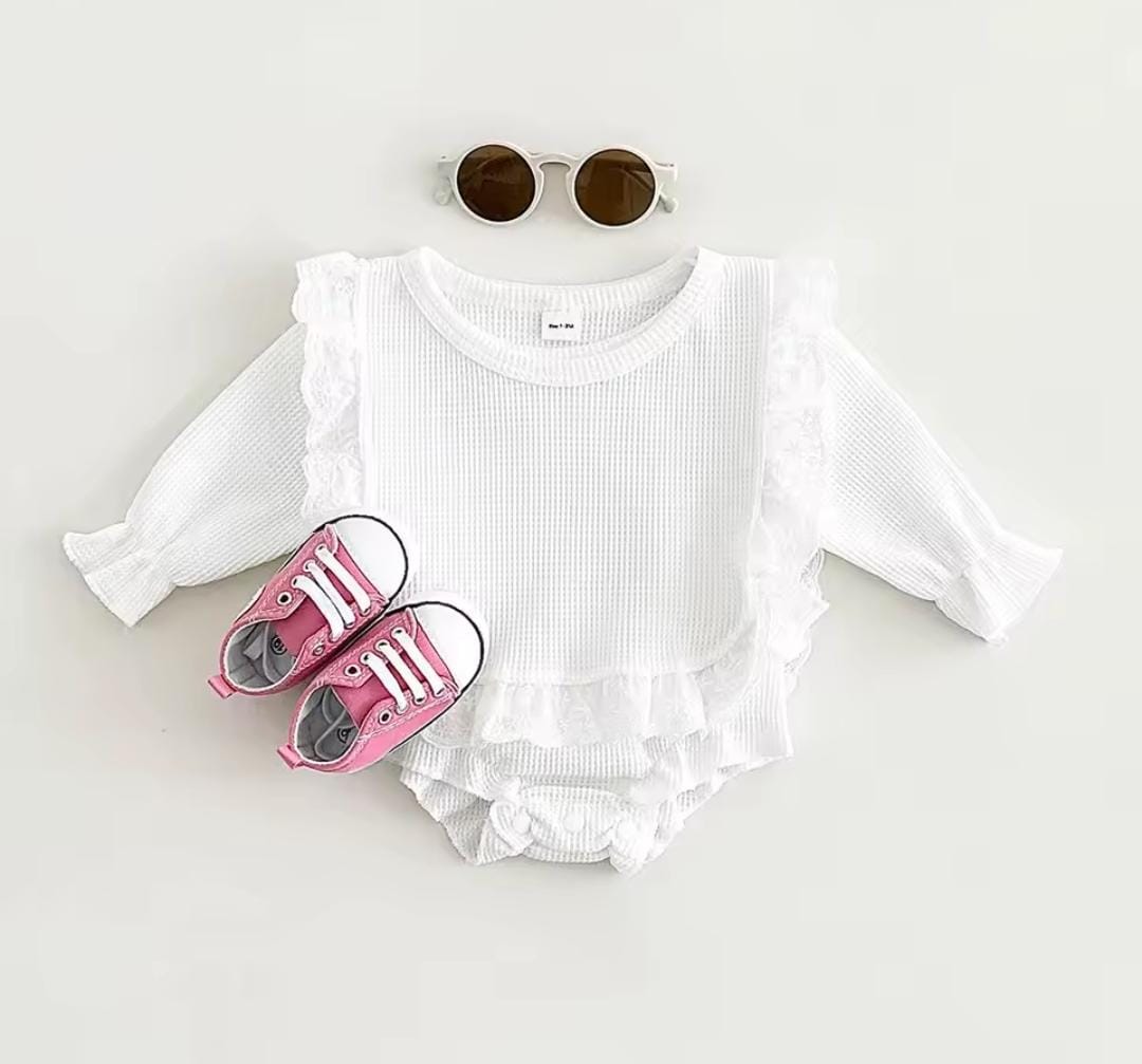 Baby Girl Princess Romper Long Sleeve Pajamas S5119321 Baby Girl Princess Romper Long Sleeve Pajamas S5119321