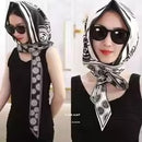New Arrival Spring Summer Double Layer Double Sided Silk Scarf Silk Headscarf Sun Shade Bandana Fashionable Multi-function    WFD0023 - TUZZUT Qatar Online Shopping